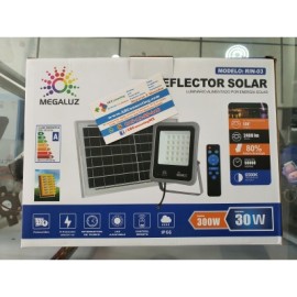 reflector solar con panel 30w rin-03