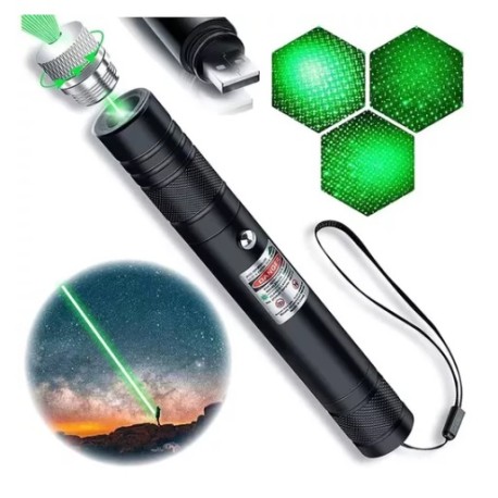 laser recargable verde via usb jiguangbi1