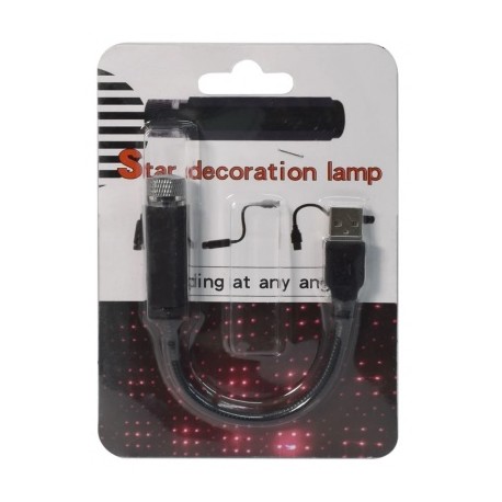 laser usb rojo star decoration lamp