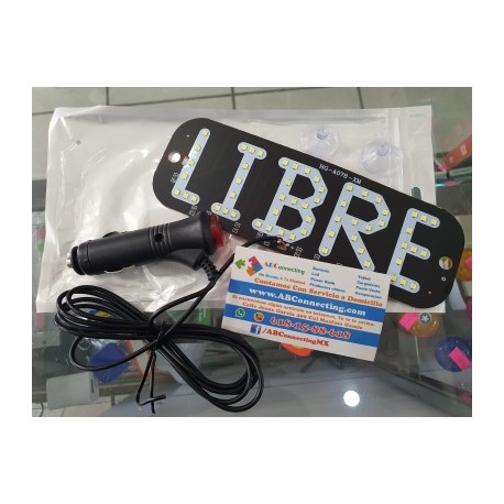 letrero led libre