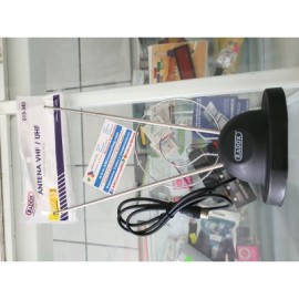 antena uhf vhf para interiores de conejo radox