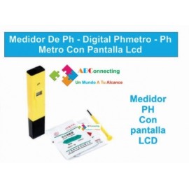 Medidor De Ph - Digital Phmetro - Ph Metro Con Pantalla Lcd