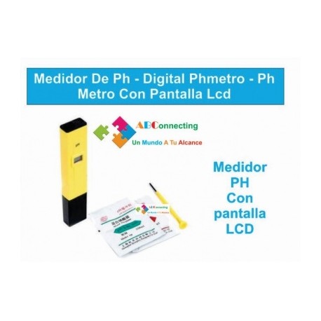 Medidor De Ph - Digital Phmetro - Ph Metro Con Pantalla Lcd